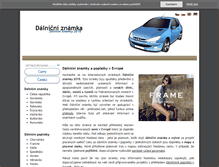 Tablet Screenshot of dalnicni-znamky.com